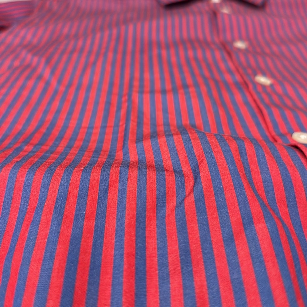 GANT Blue & Red Men’s button down size L NWOT - Picture 3 of 5